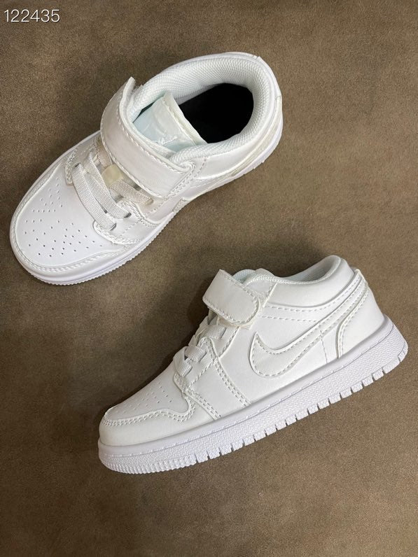 AIR JORDAN 1 low-top Velcro" white"