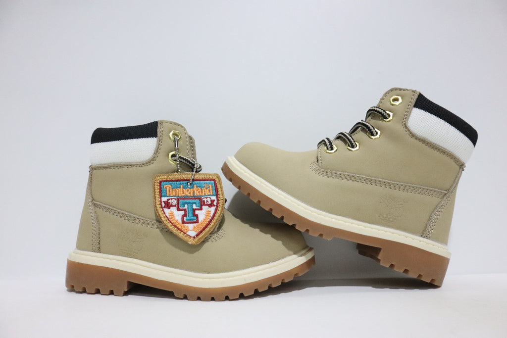 Timberland knitted children's work boots" olive green"