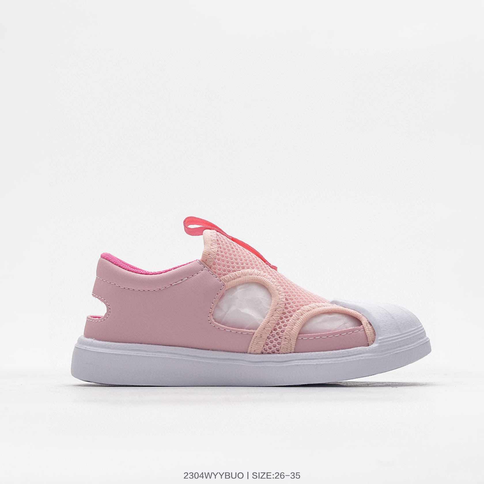 Adidas shell toe joint breathable mesh shoes" pink"