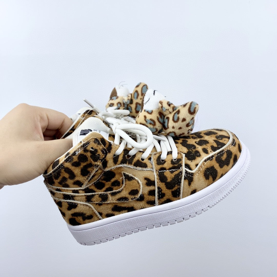 Joe 1 low-top hook series children's shoes" brown, black"