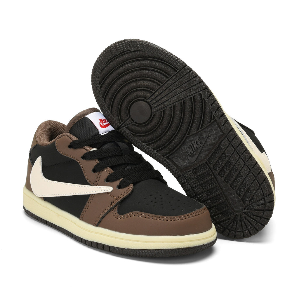 Qiaoyi low-top shoelaces" brown"