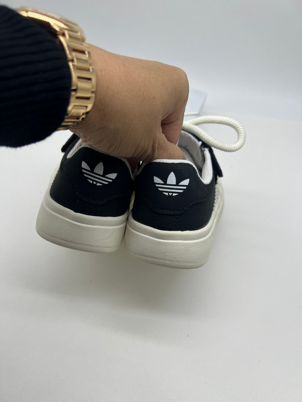 Adidas cute shell toe spring soft bottom sneakers " black"