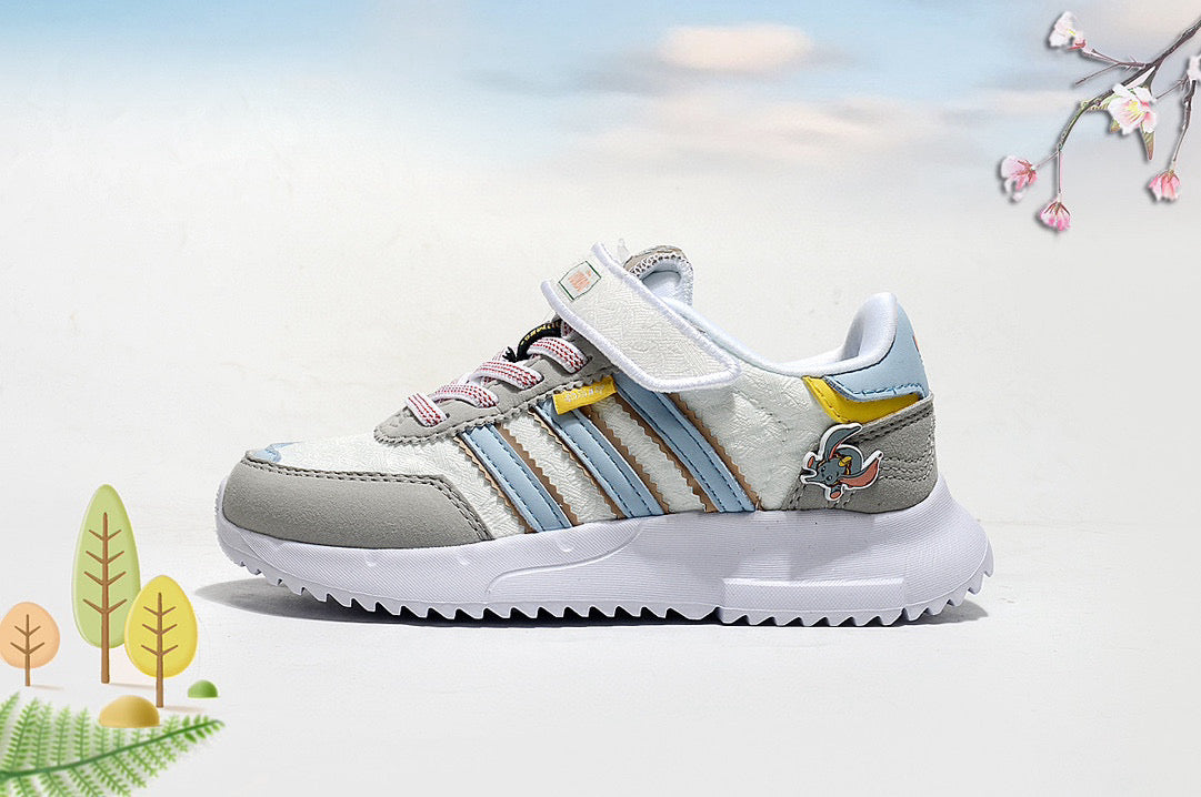 Adidas single buckle elastic band" white, gray"