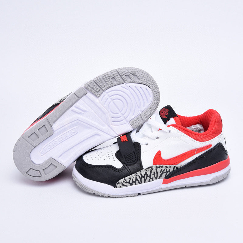 Jordan 312 low-top children's shoes" white, black, red"