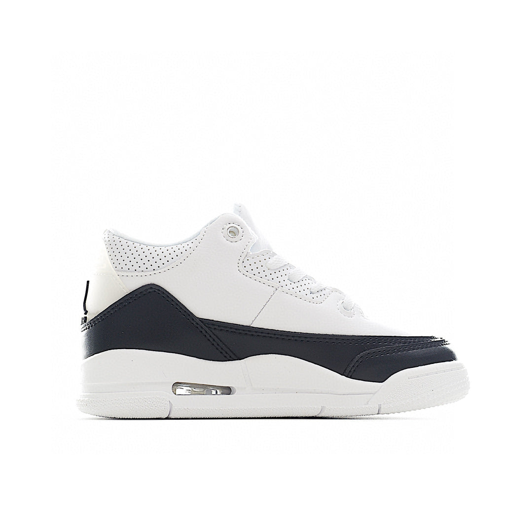 Joe 3 air cushion bottom children's shoes" white, black"