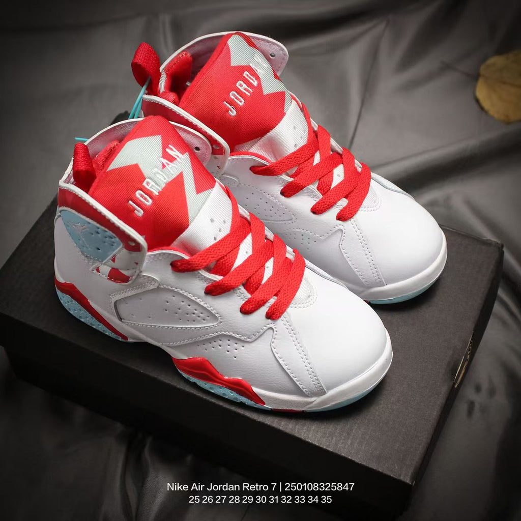 Joe 7 children's shoes" white, red"