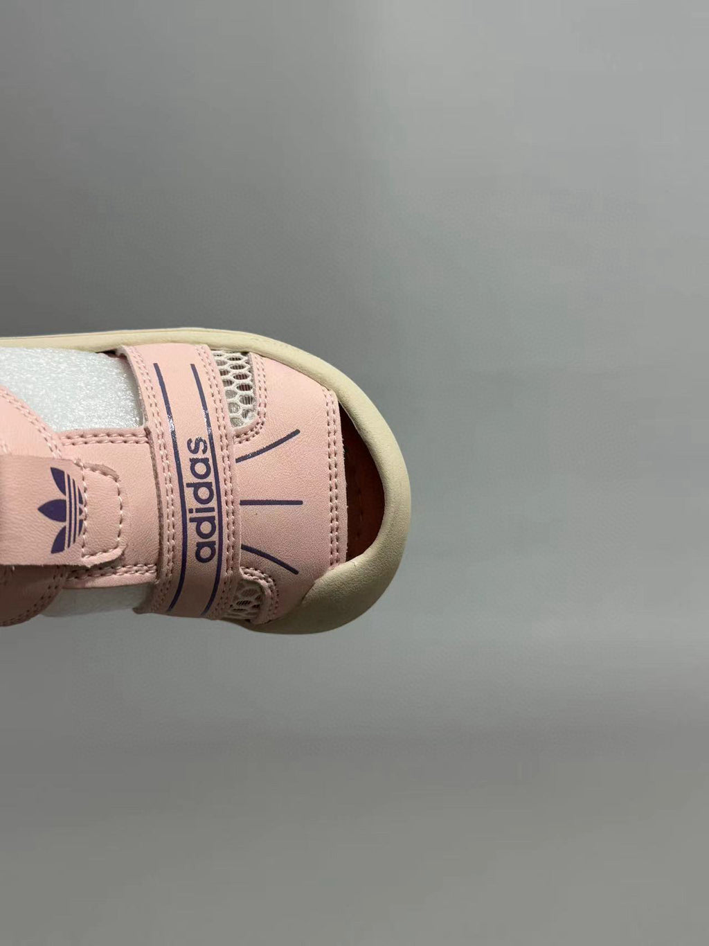 Adidas hollow Velcro sandals" pink"