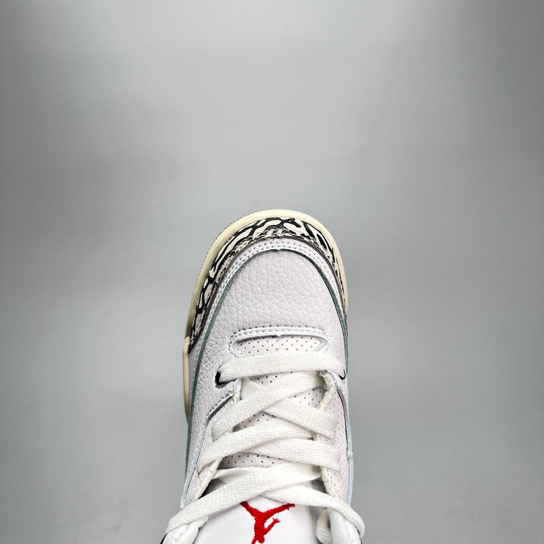 Jordan 3 children's shoes" white,cream"