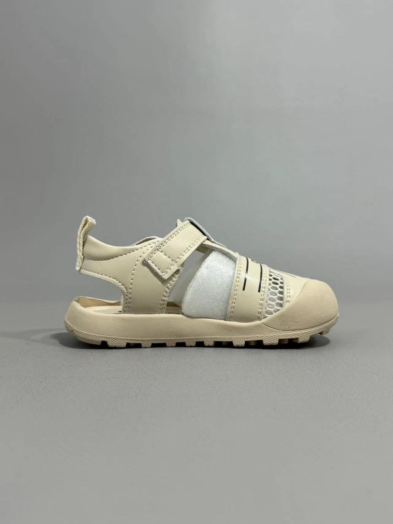 Adidas hollow Velcro sandals" Cream color"