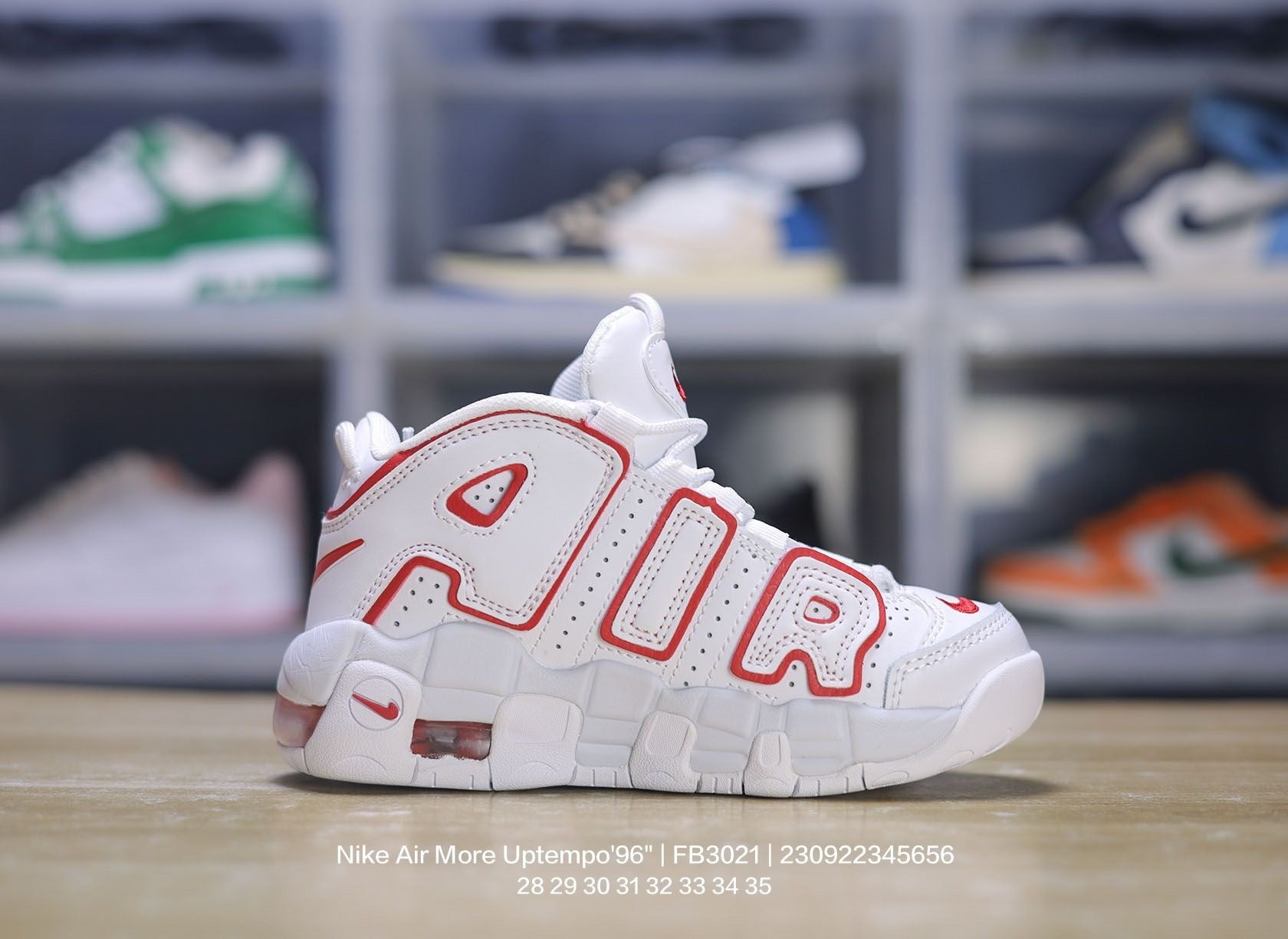 Nike Pippen Air Cushion" white, red"