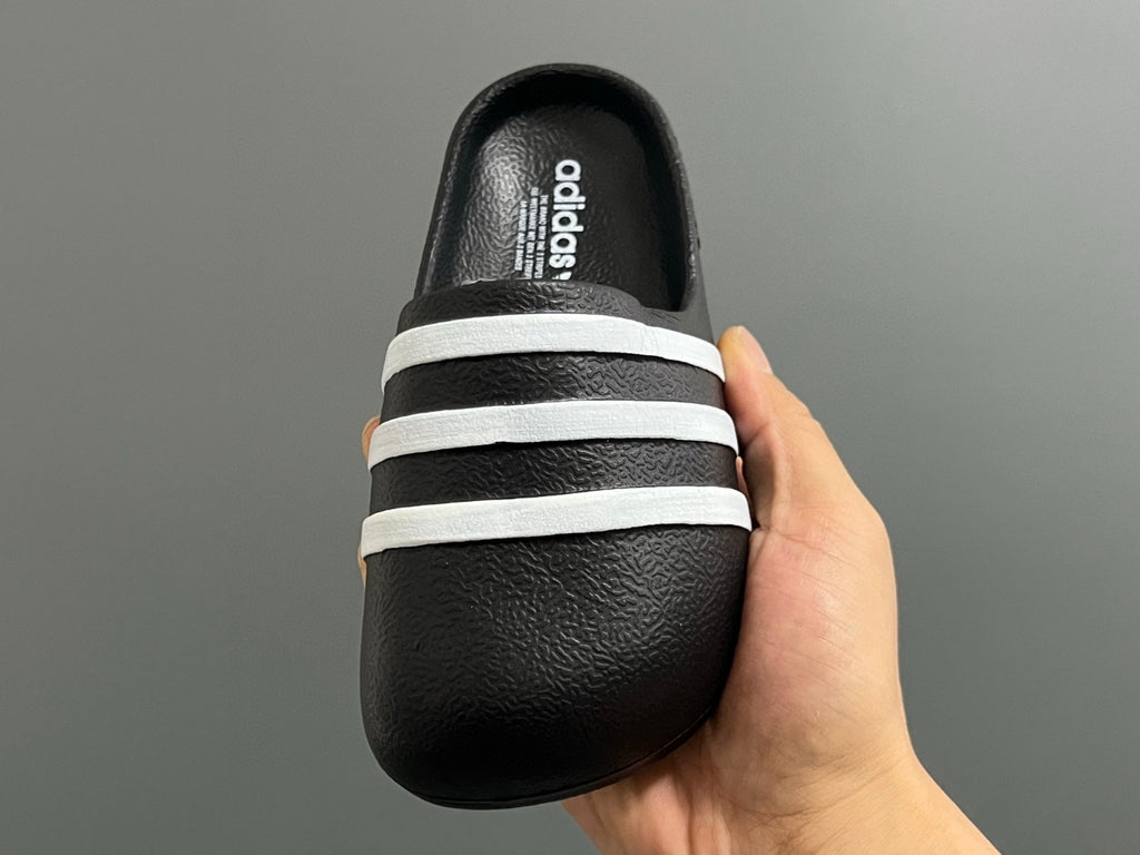 A's new style children's slippers with closed toe cap" black"
