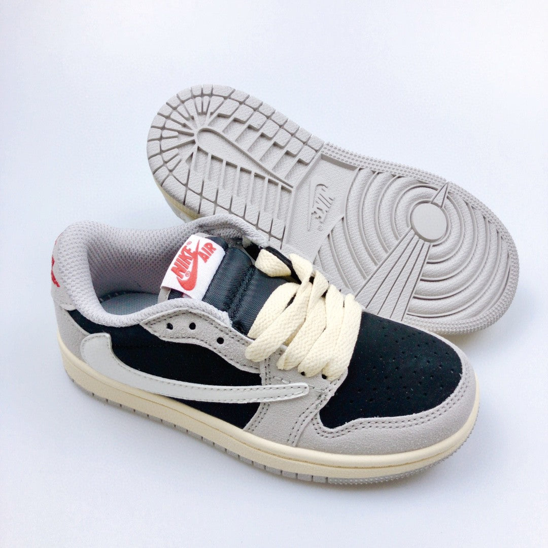 Jordan low-top reverse hook black warrior" black, gray"