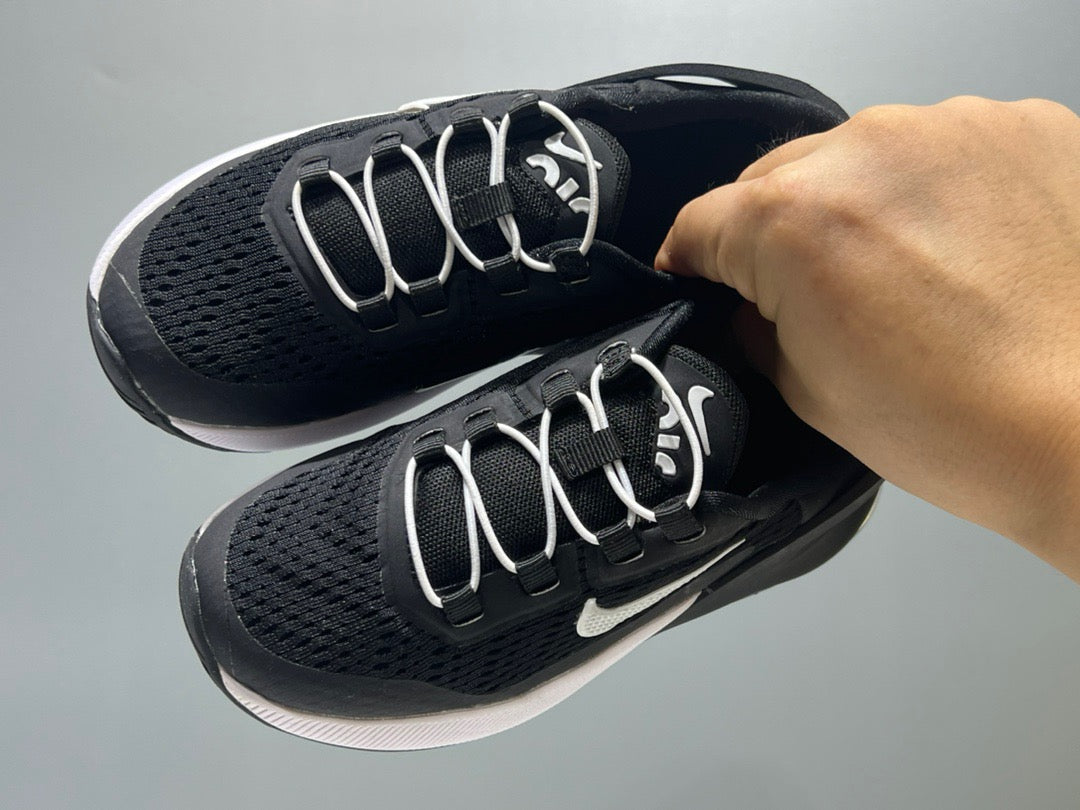 Nike 270 third generation elastic band air cushion children's shoes" black"