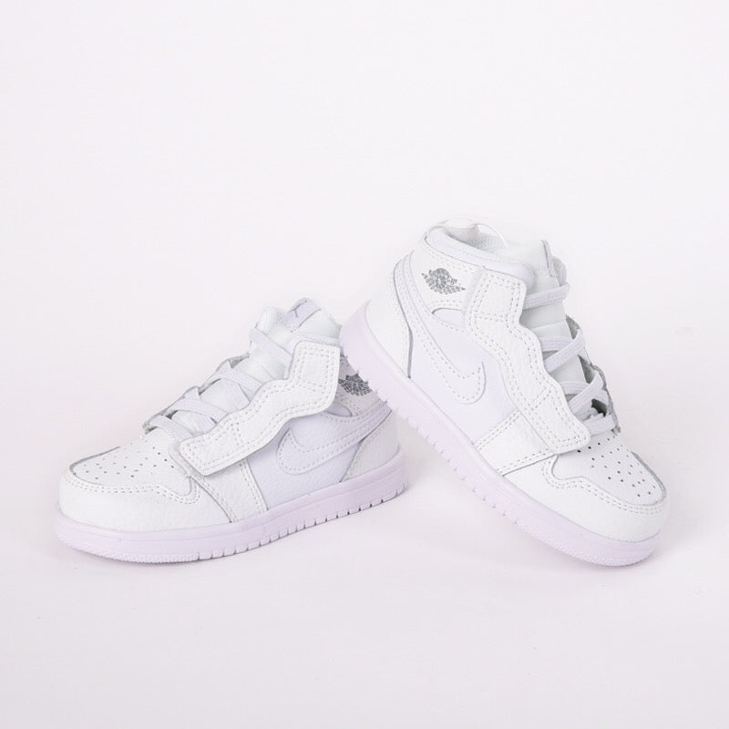 Jordan high top elastic band"  white"