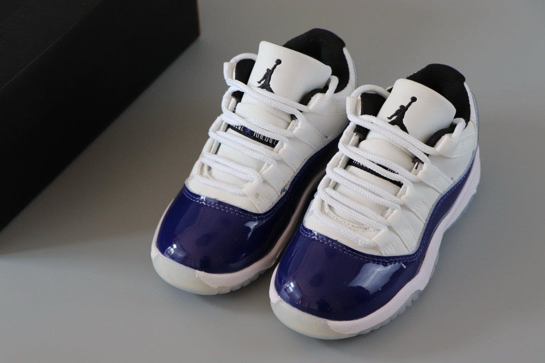 Joe 11 low-top children's shoes" white, blue"