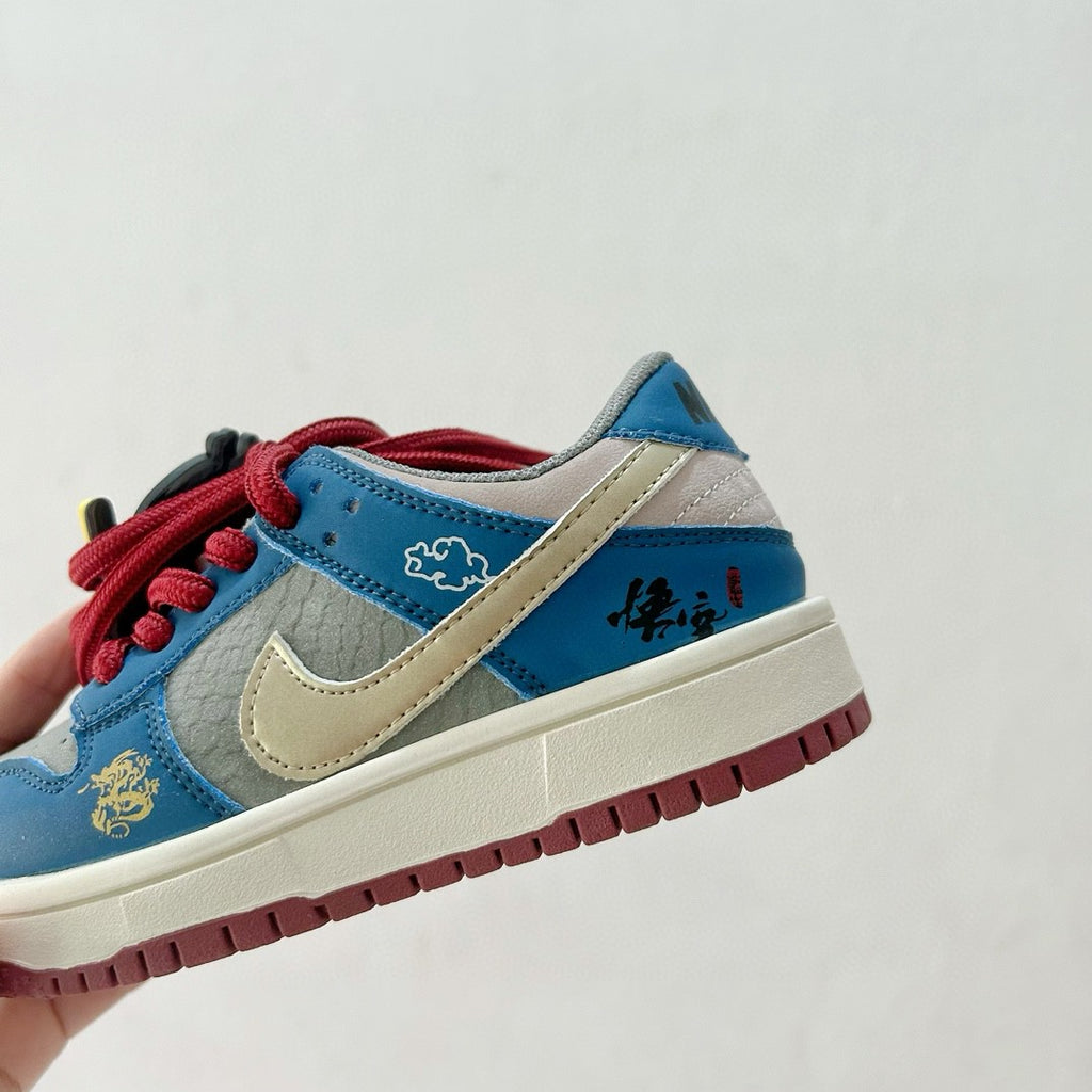 Joe 1 co-branded mid-cut children's shoes" blue"