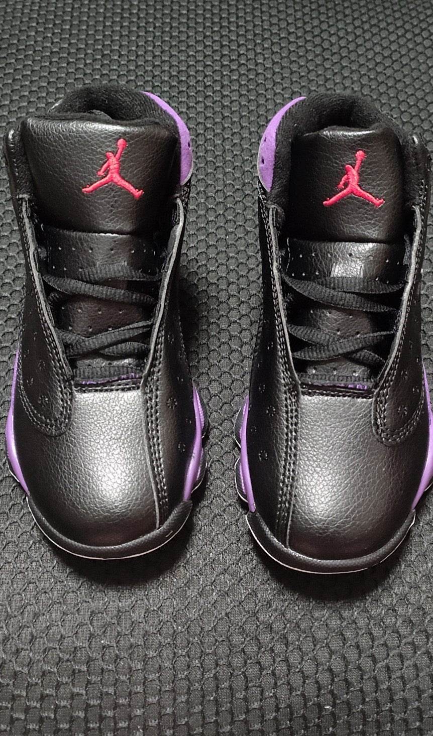 Joe 13 high top children's shoes" black, purple"
