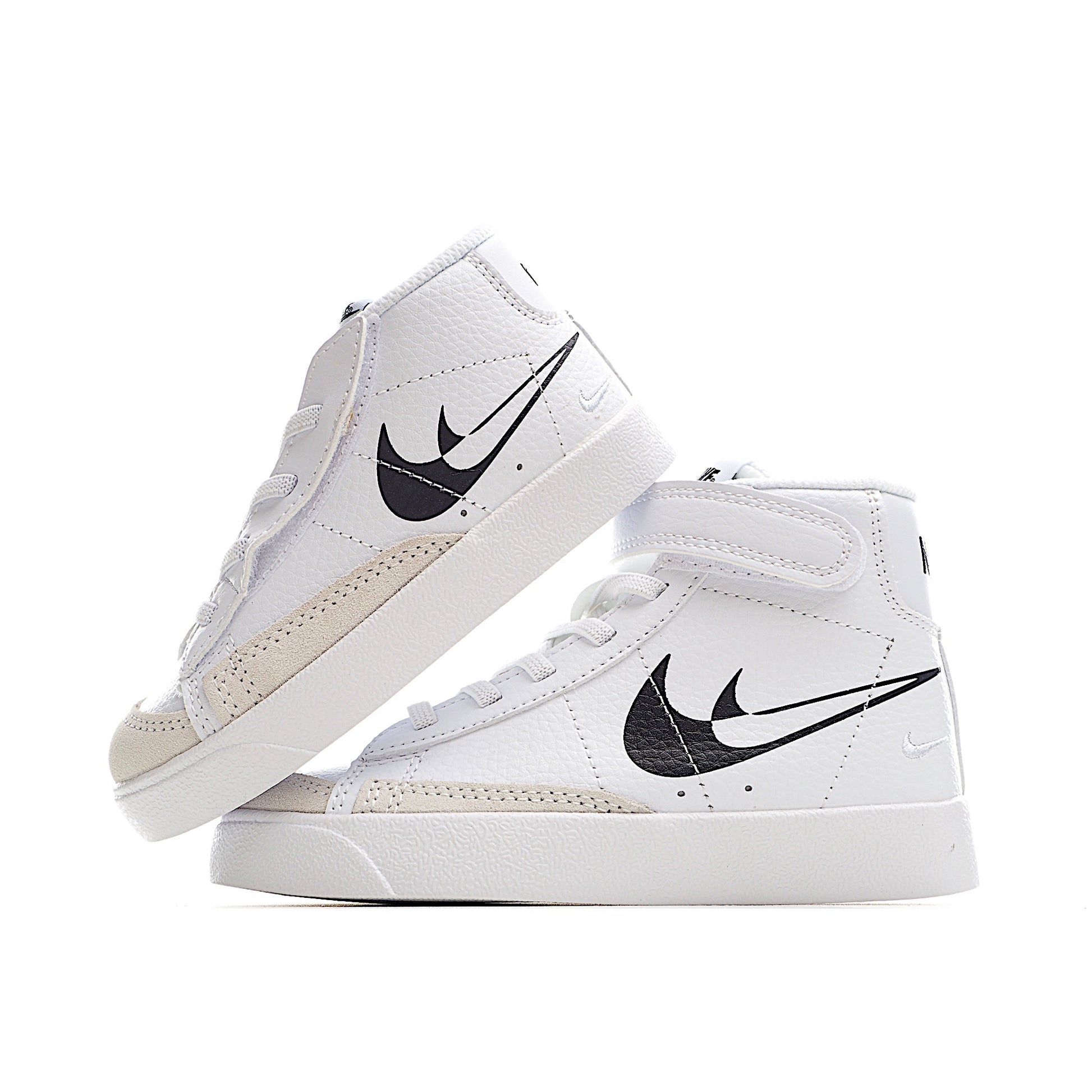 Trail Blazers high-top single dunk" white,black"
