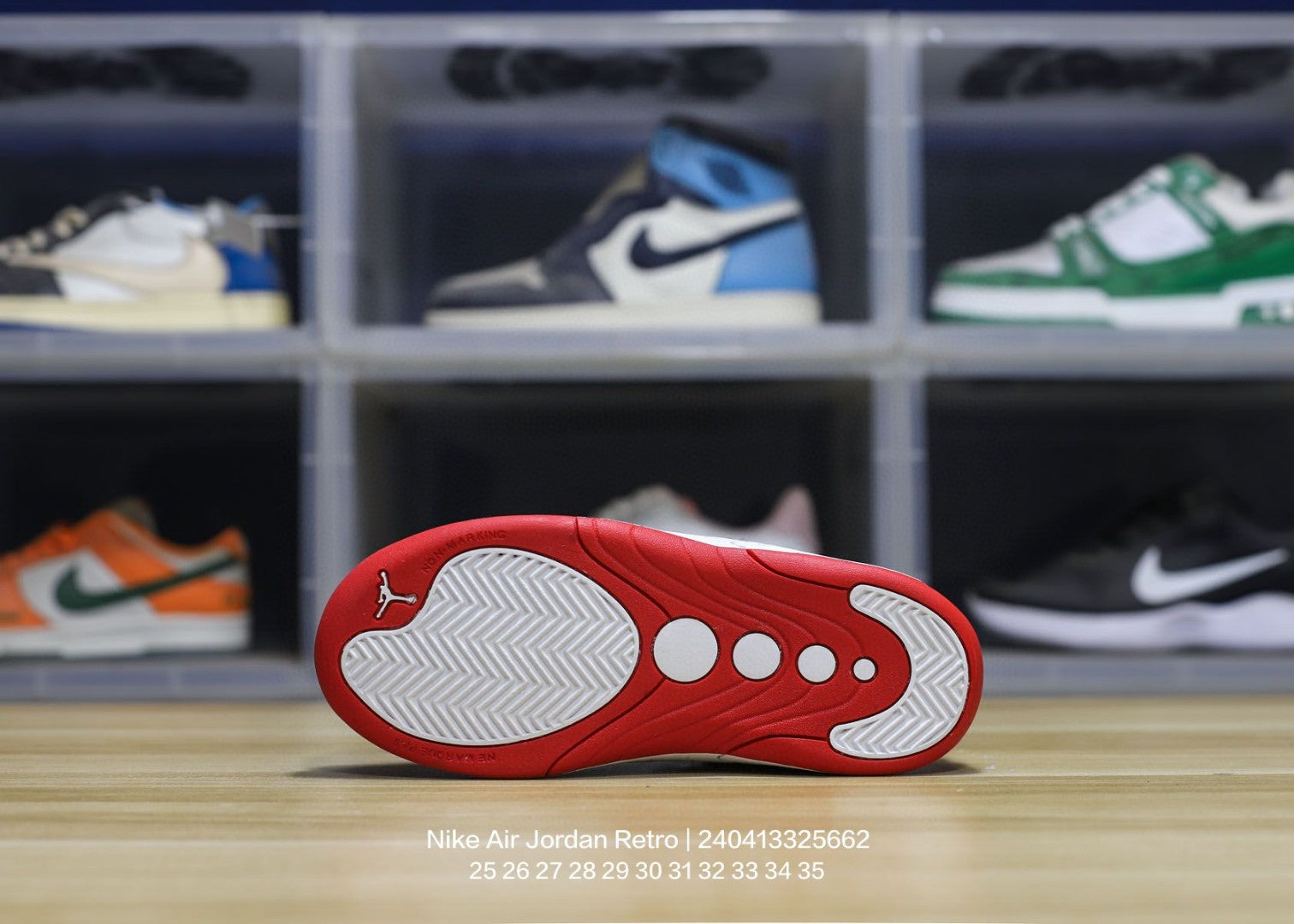 Jordan trendy children's shoes" white, red"