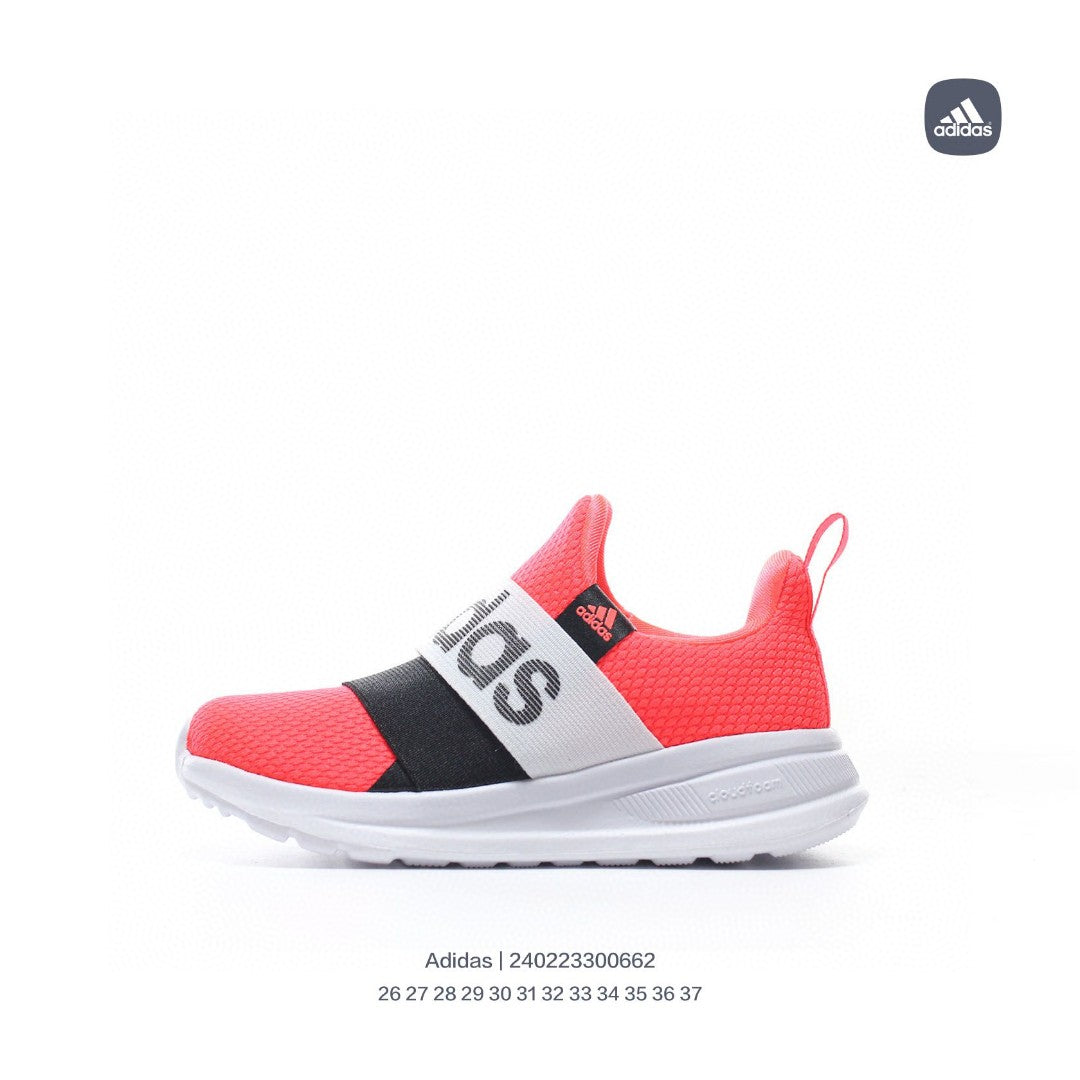 AD Kids' Slip-On Elastic Casual Sneakers" red"