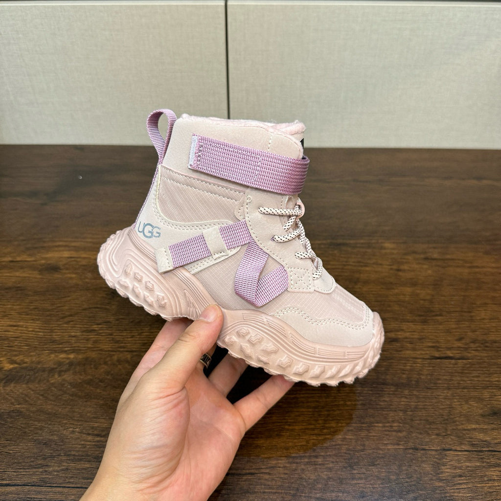 U-GG children's fleece boots" pink, purple"