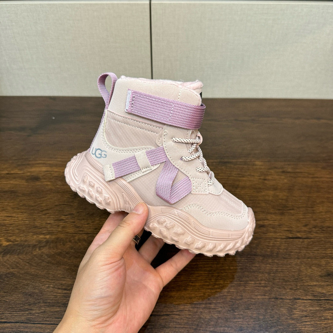 U-GG children's fleece boots" pink, purple"