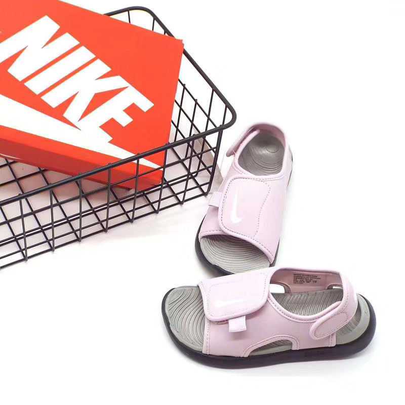 Nike fifth generation large breasted children's sandals "Pink"