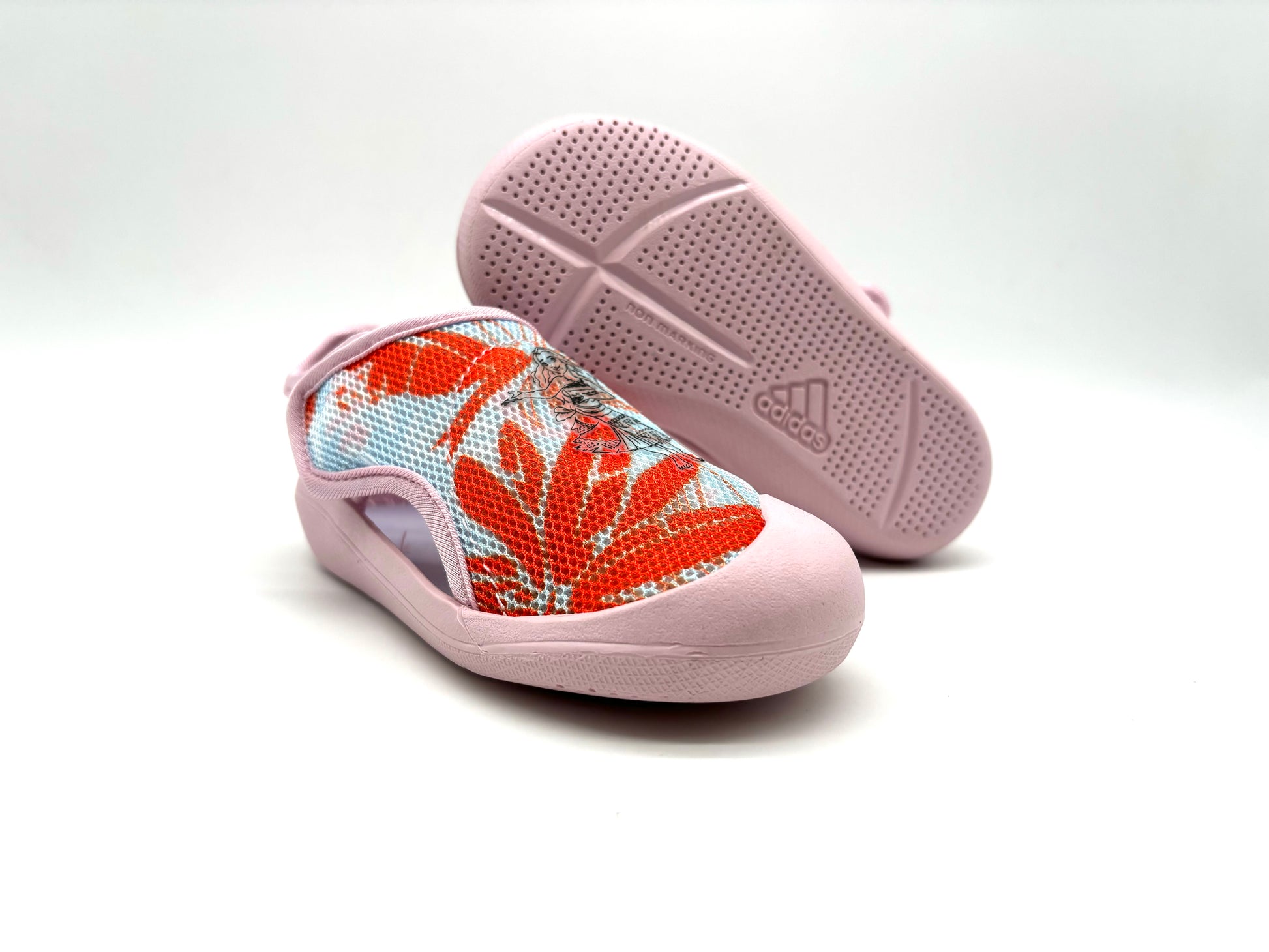 Adidas 2024 Baotou three-generation sandals "orange, pink"
