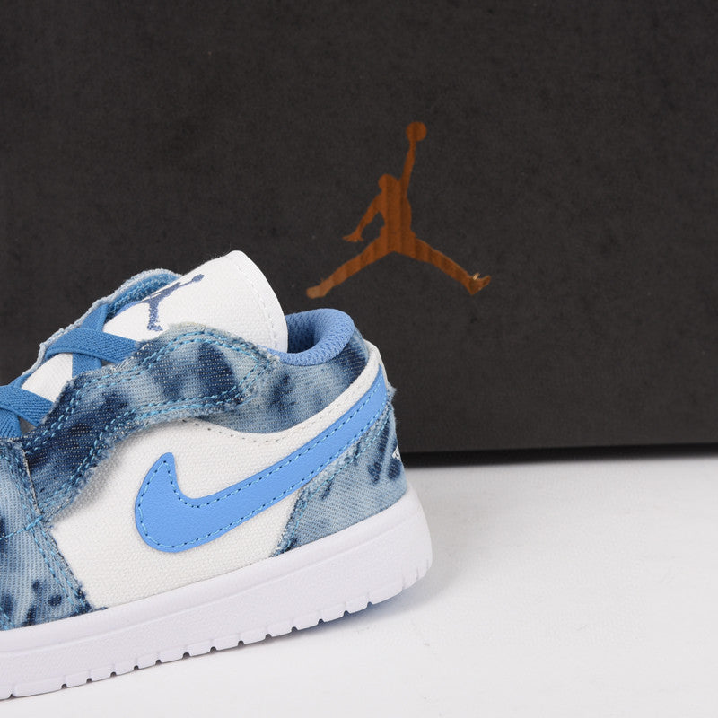 Jordan low top elastic band" white, blue'