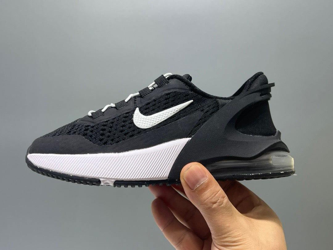 Nike 270 third generation elastic band air cushion children's shoes" black"