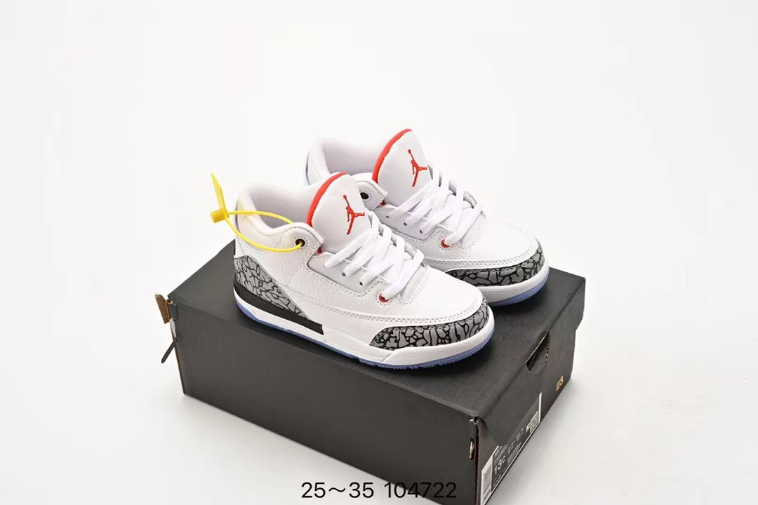 Joe 3" white, black"