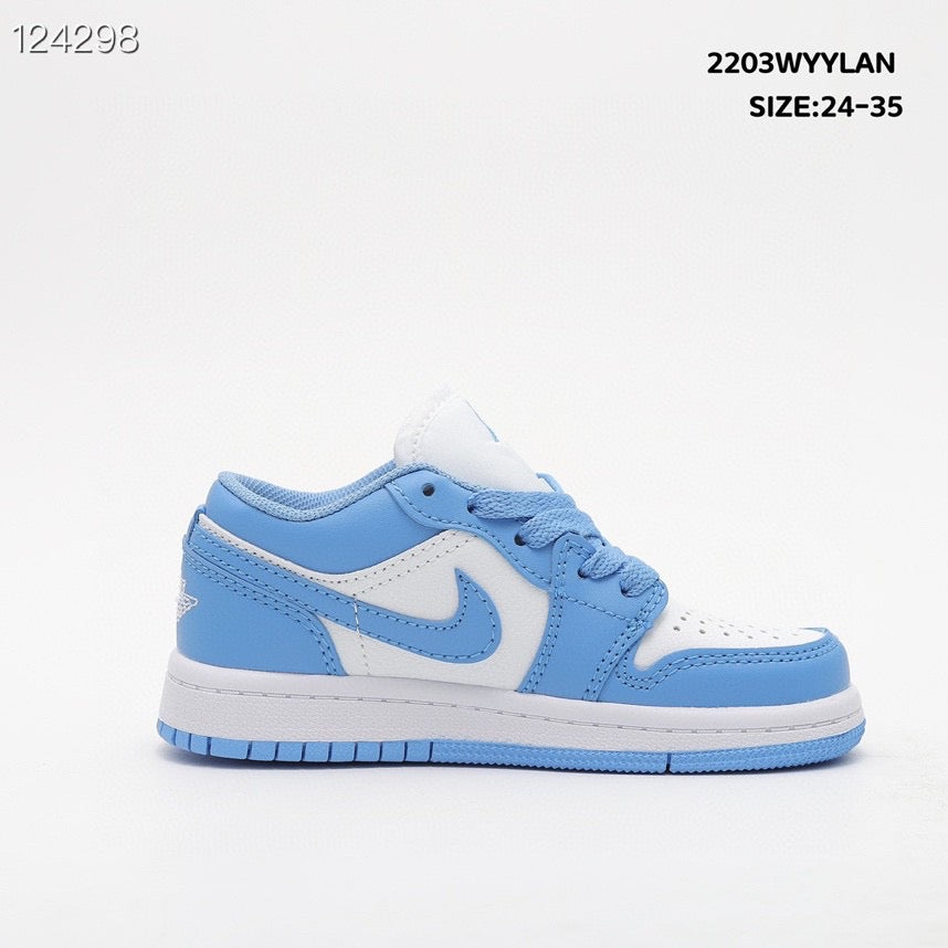 Joe 1 low-top lace-up sneakers" white, blue"
