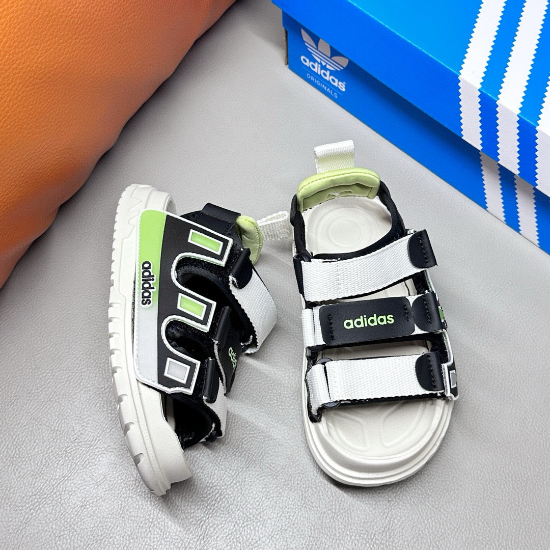 Adidas Macaron Candy Children's Beach Sandals" white, black"