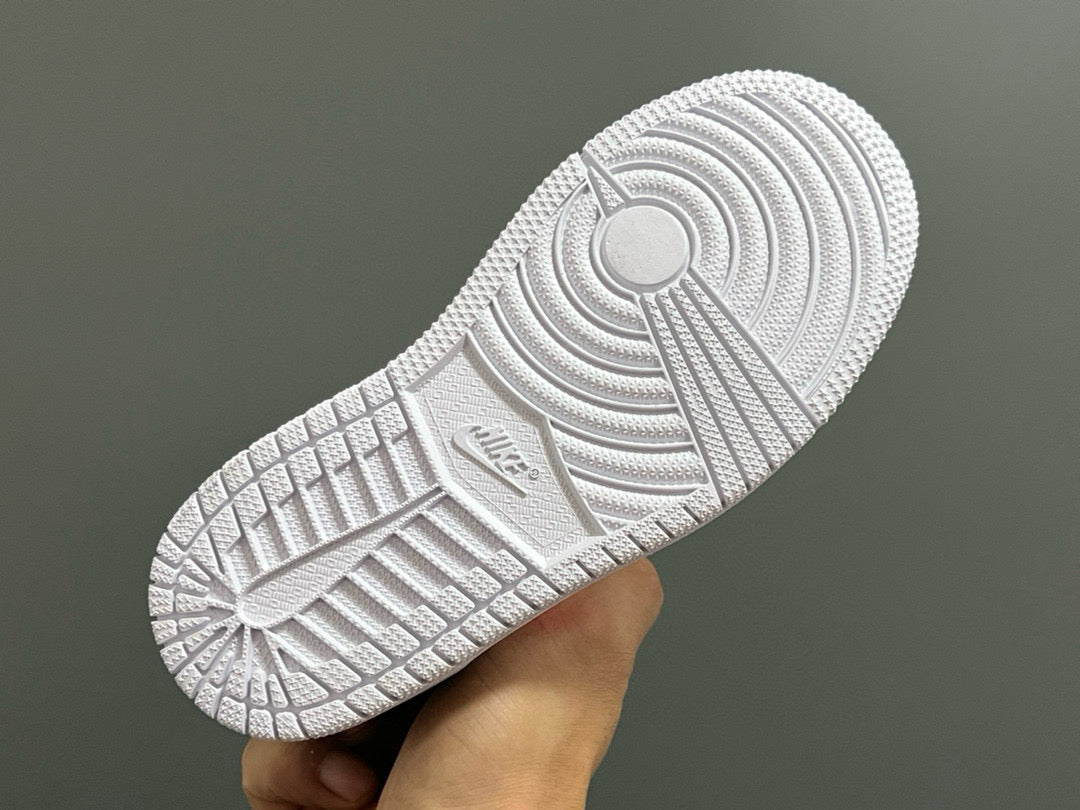Joe 1 Zhongbang lock children's sports shoes" white, pink"