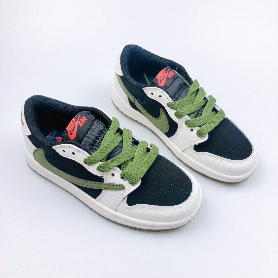 Jordan low-top reverse hook black warrior" Navy, green"