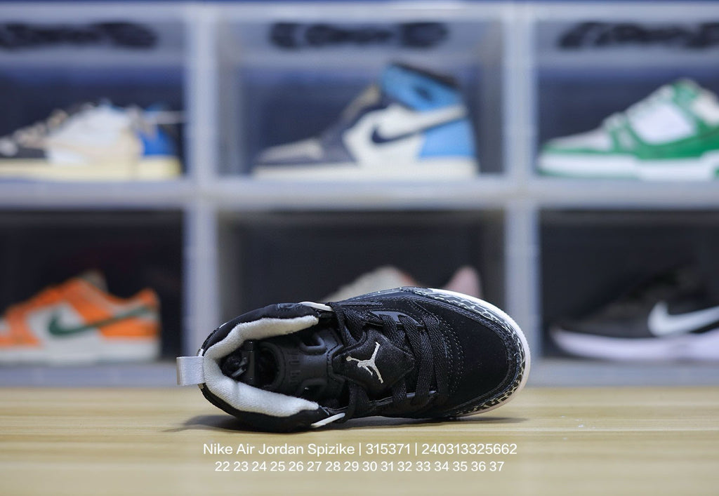 Jordan 3.5 3D Embossed Children's Shoes "black"