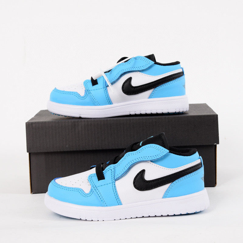 Jordan low top elastic band" white, blue"