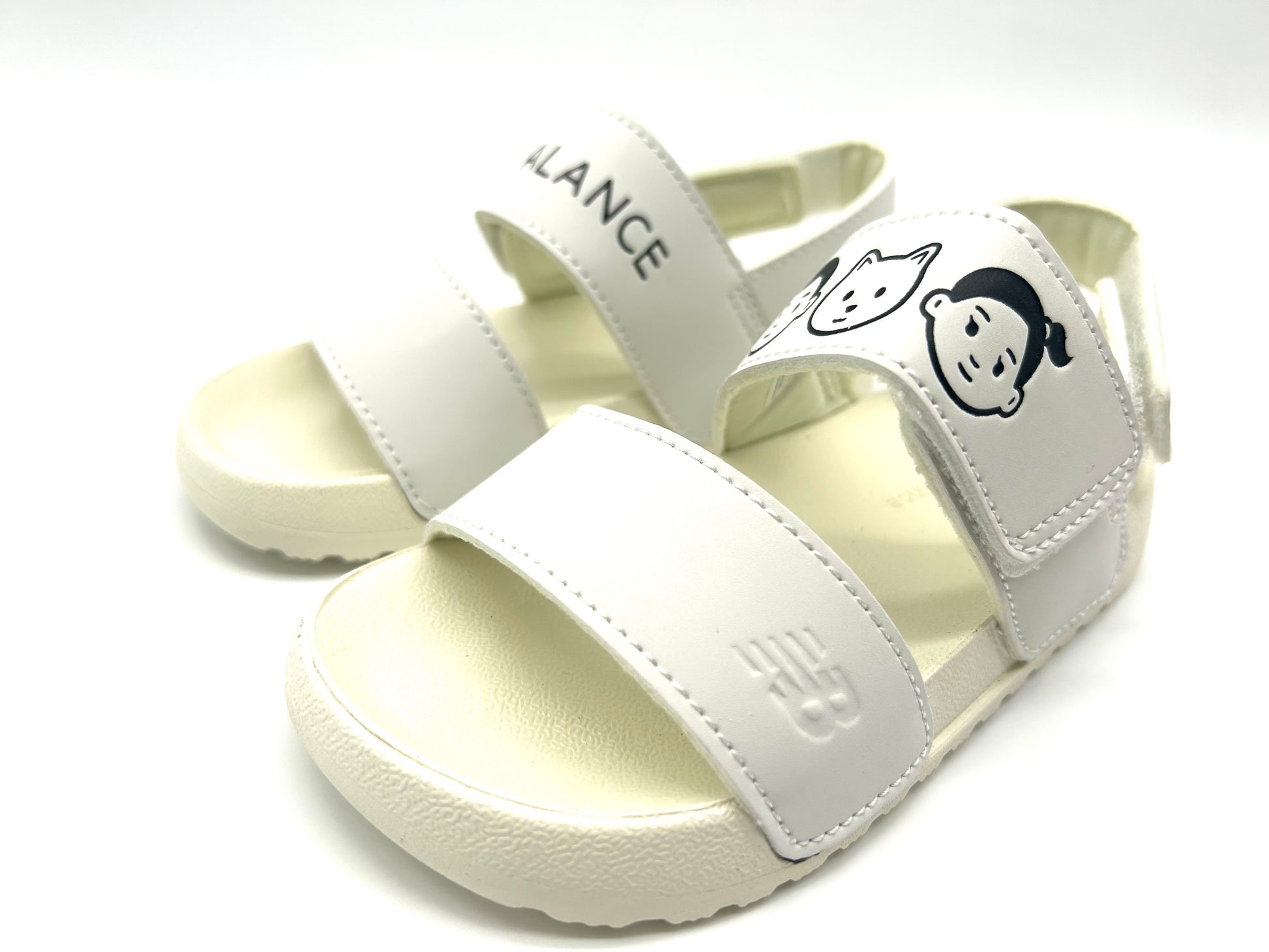NB open toe sandals"white"
