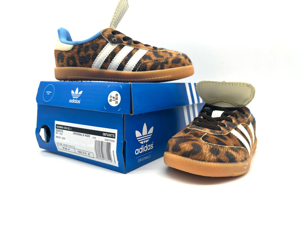 Adidas Dexter retro children's shoes" white, brown, black"