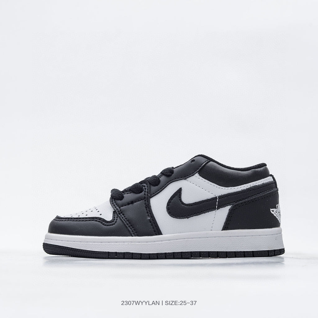 Joe 1 low-top hook series children's shoes" black, white"