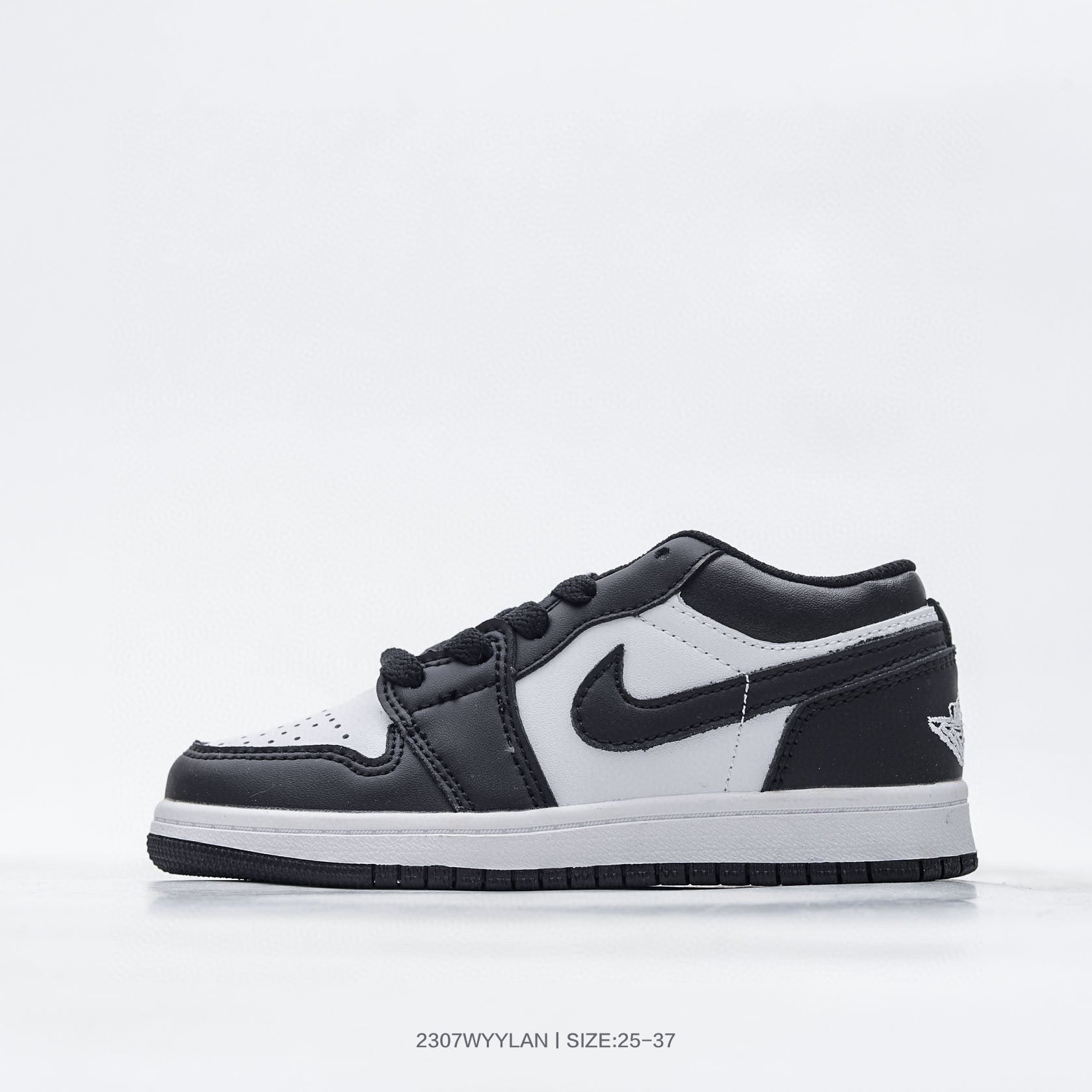 Joe 1 low-top hook series children's shoes" black, white"