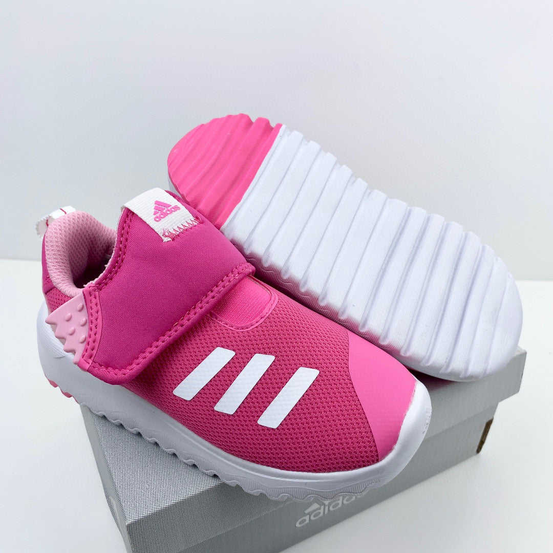 Adidas big wing children's shoes" white, pink"