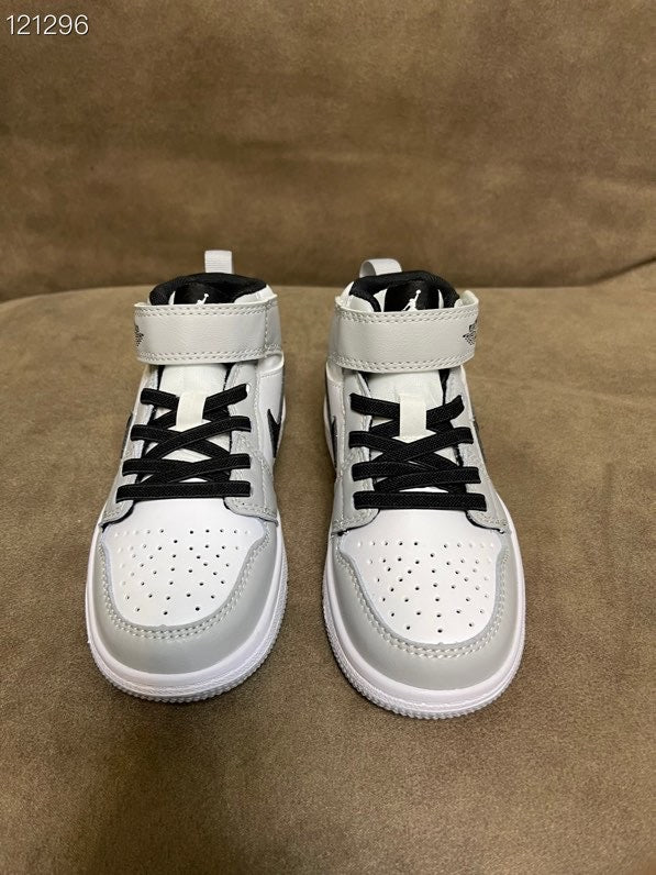 Joe's high-top Velcro children's shoes" gray, white"