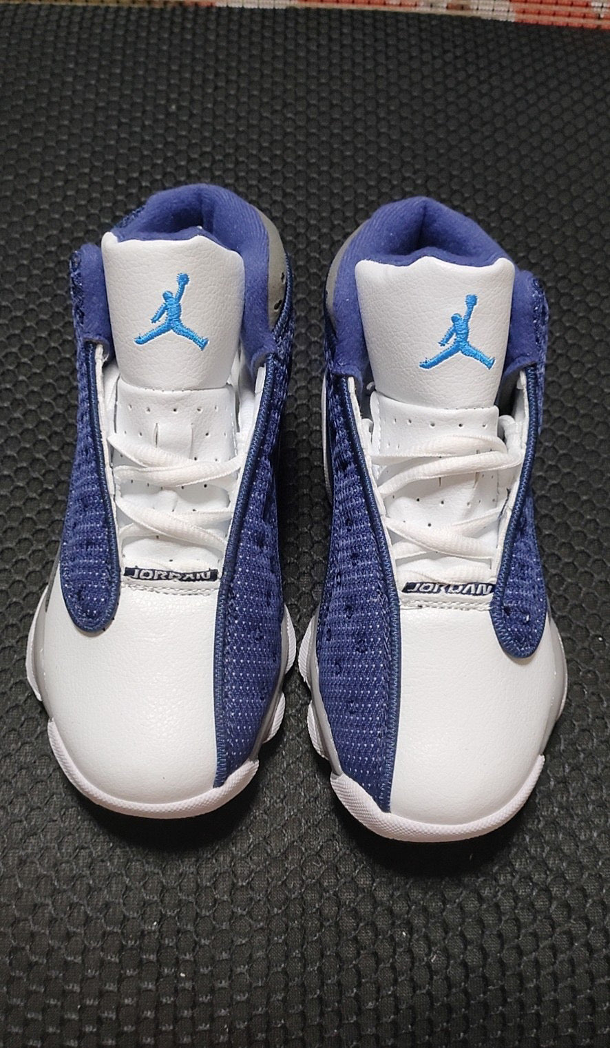 Joe 13 high top children's shoes" white, blue"