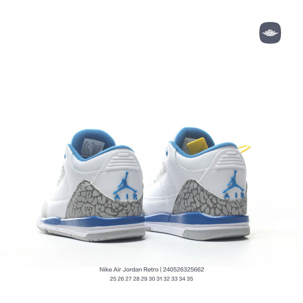 Joe 3" white, blue"