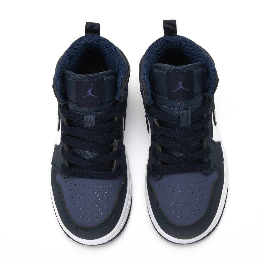 AJ-112" white, navy"