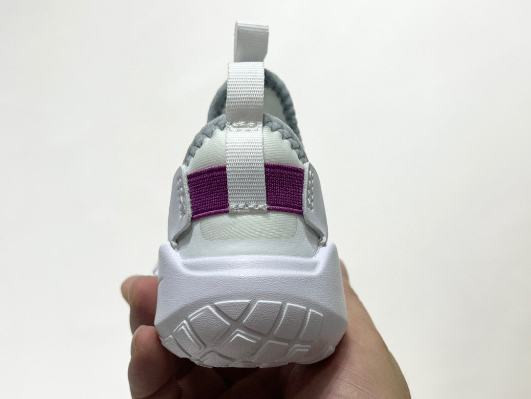 Nike's new barefoot slip" white, purple"