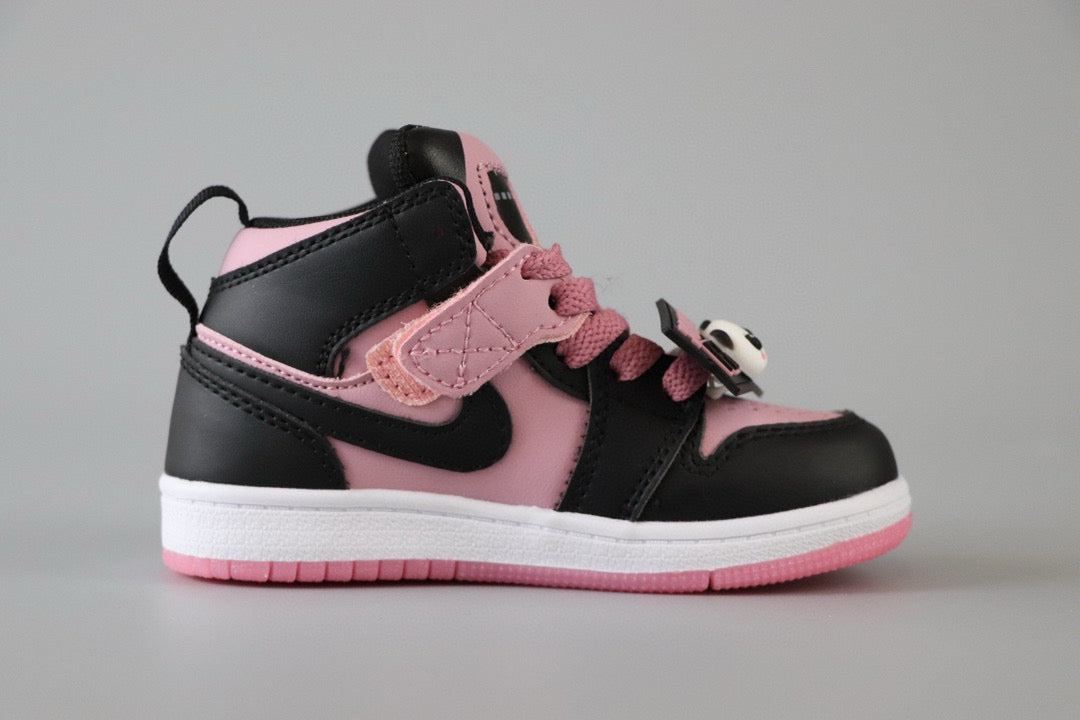 AJ Jordan Panda Light Shoes" black, pink"