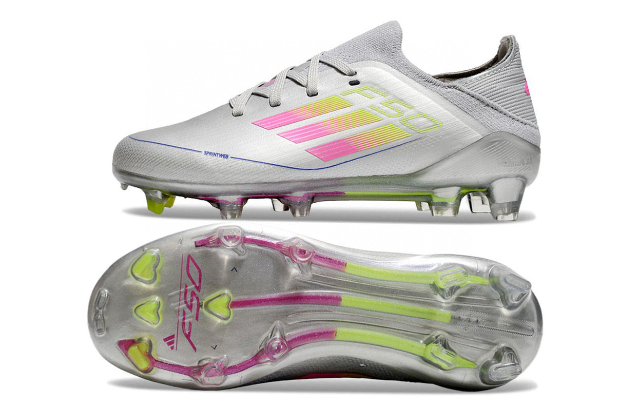 Adidas F50 knitted waterproof football shoes" Gray"