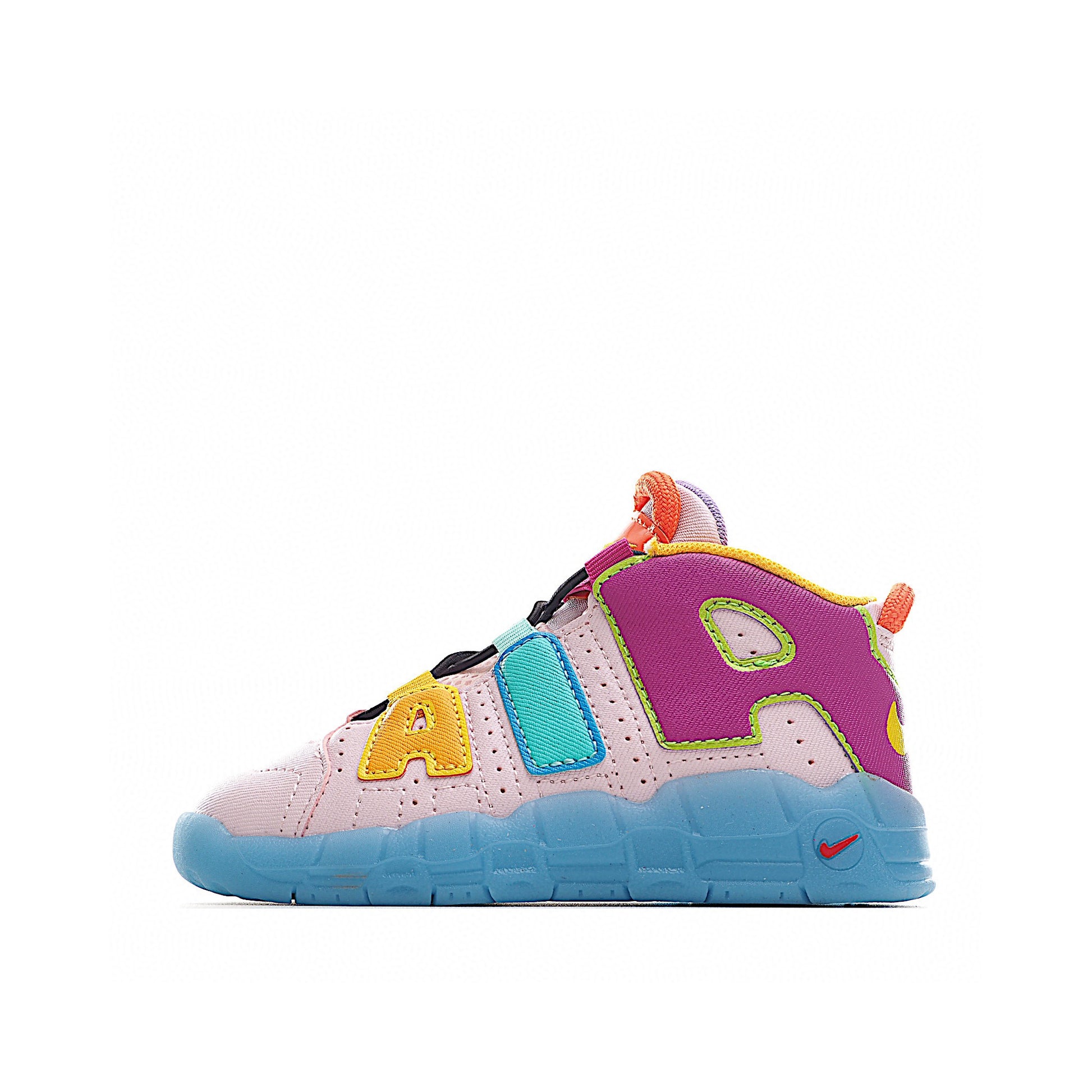 Pippen basketball shoes" Pink, blue"